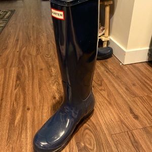Navy blue Hunter Boots